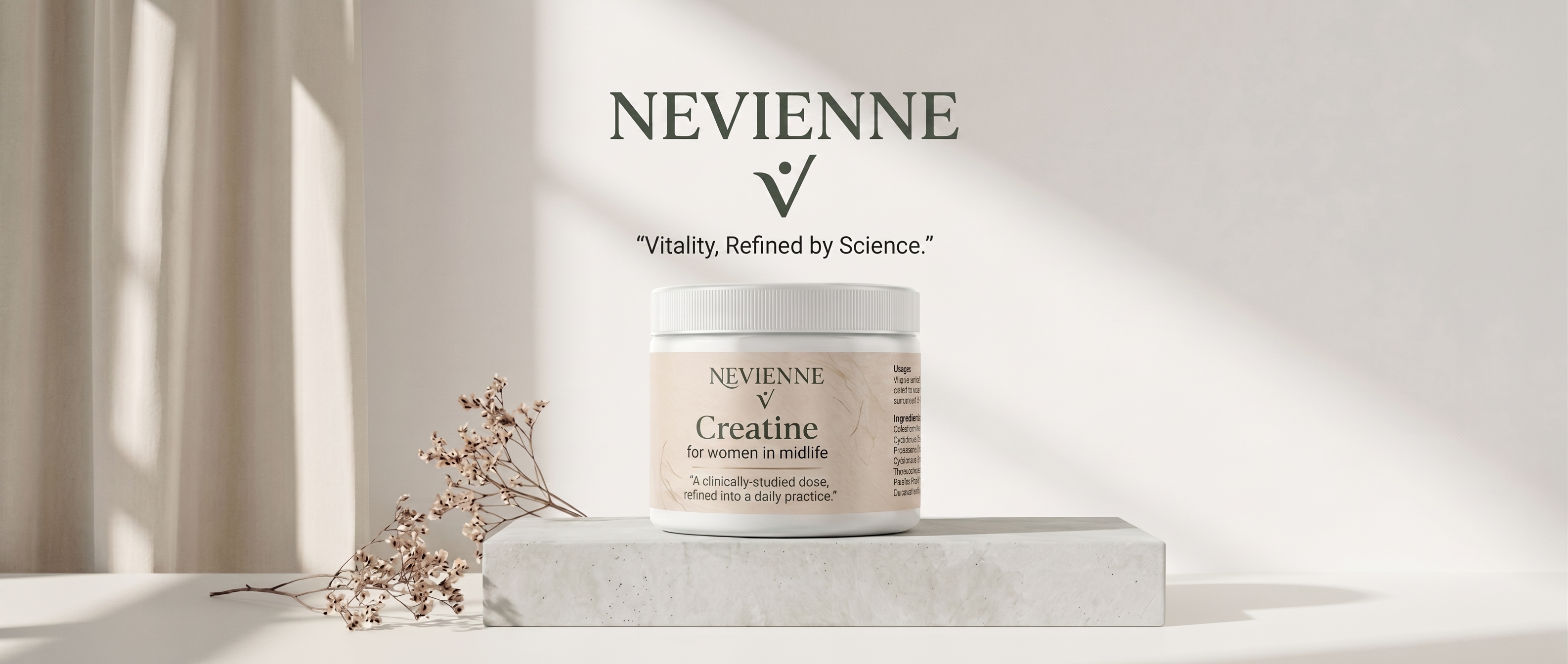 Nevienne creatine - the daily ritual for women in midlife